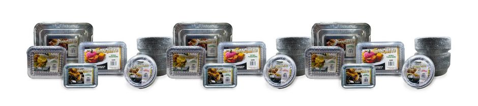 Bandejas de aluminino