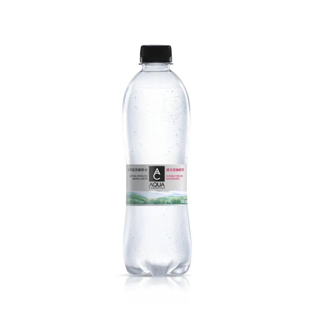 【AQUA Carpatica 喀爾巴阡】 天然氣泡礦泉水 500ml