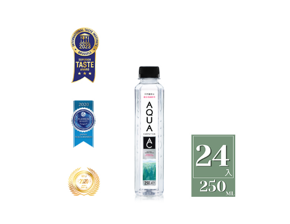 【AQUA Carpatica 喀爾巴阡】 天然礦泉水 250ml