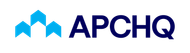 Le logo d'apchq est bleu et noir avec des flèches pointant vers le haut.