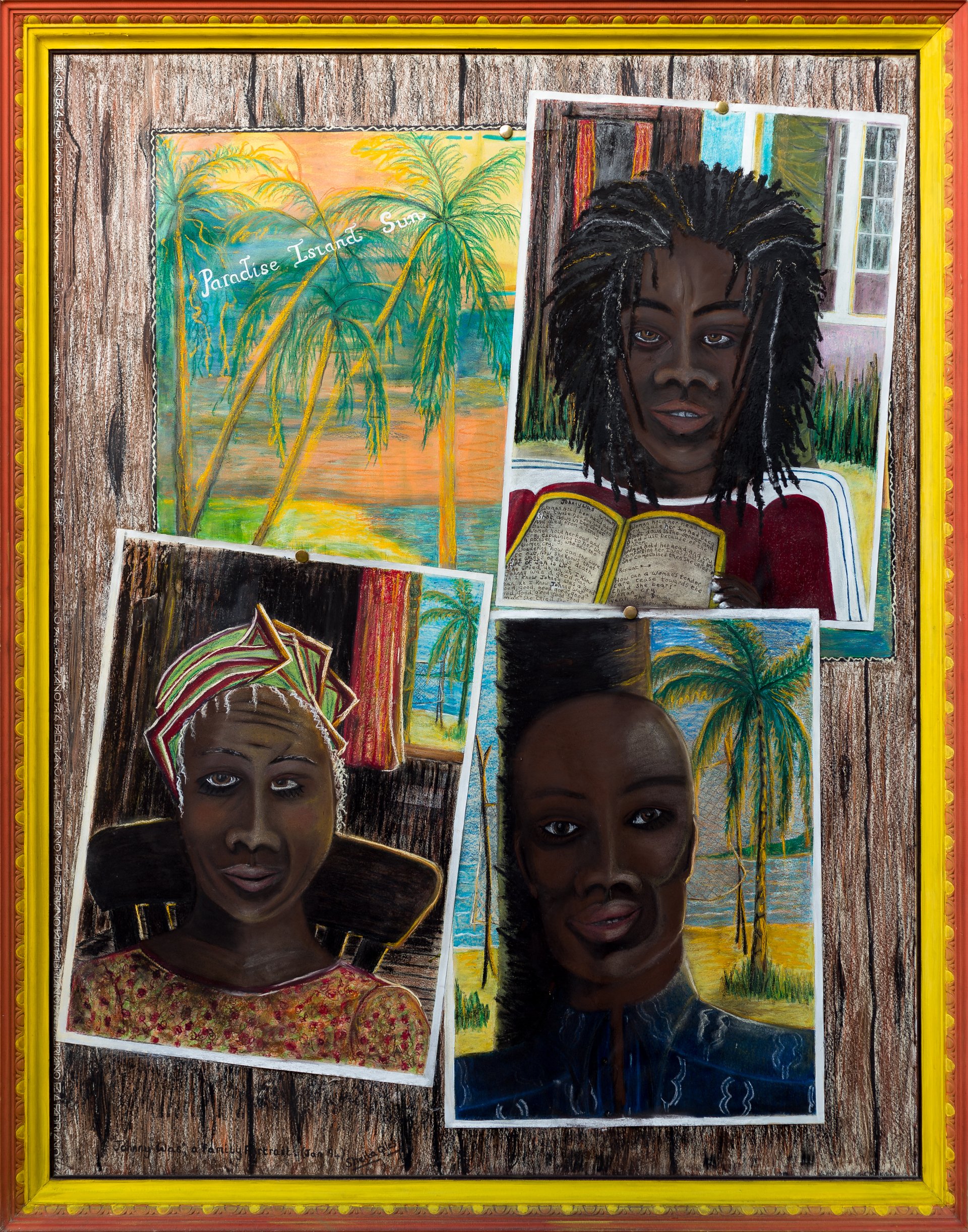 Johnny Was - Mixed Media Art Work by Sheila Giles