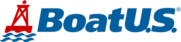 A boatus logo with a buoy on it