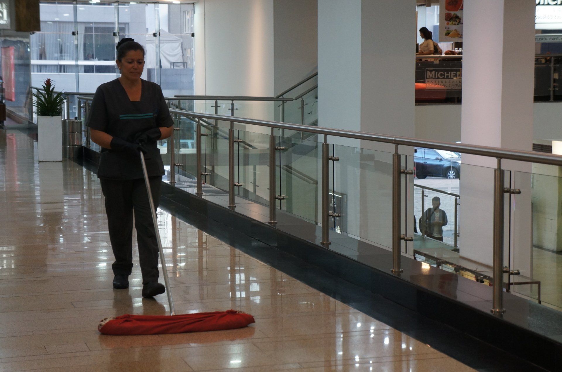 Limpieza de centros comerciales