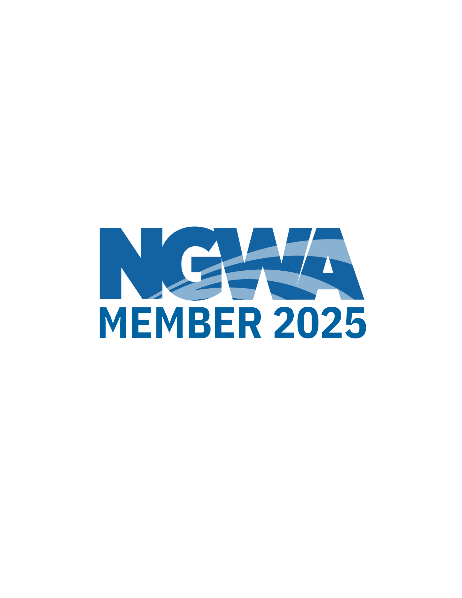 NGWA member logo with blue text: