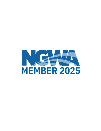 NGWA member logo with blue text: 