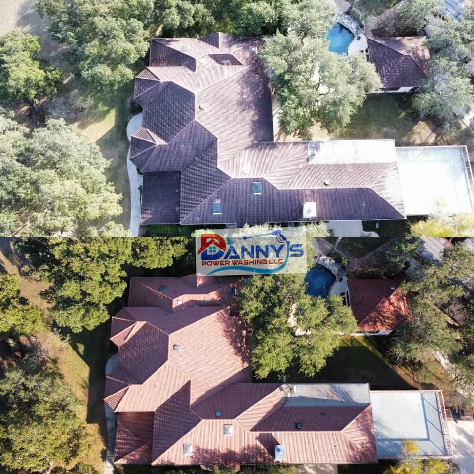 Roof cleaning Cibolo