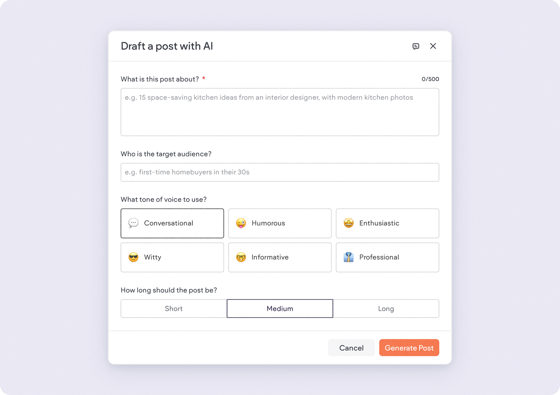 AI-concept voor een nieuwe blogpost in het CMS