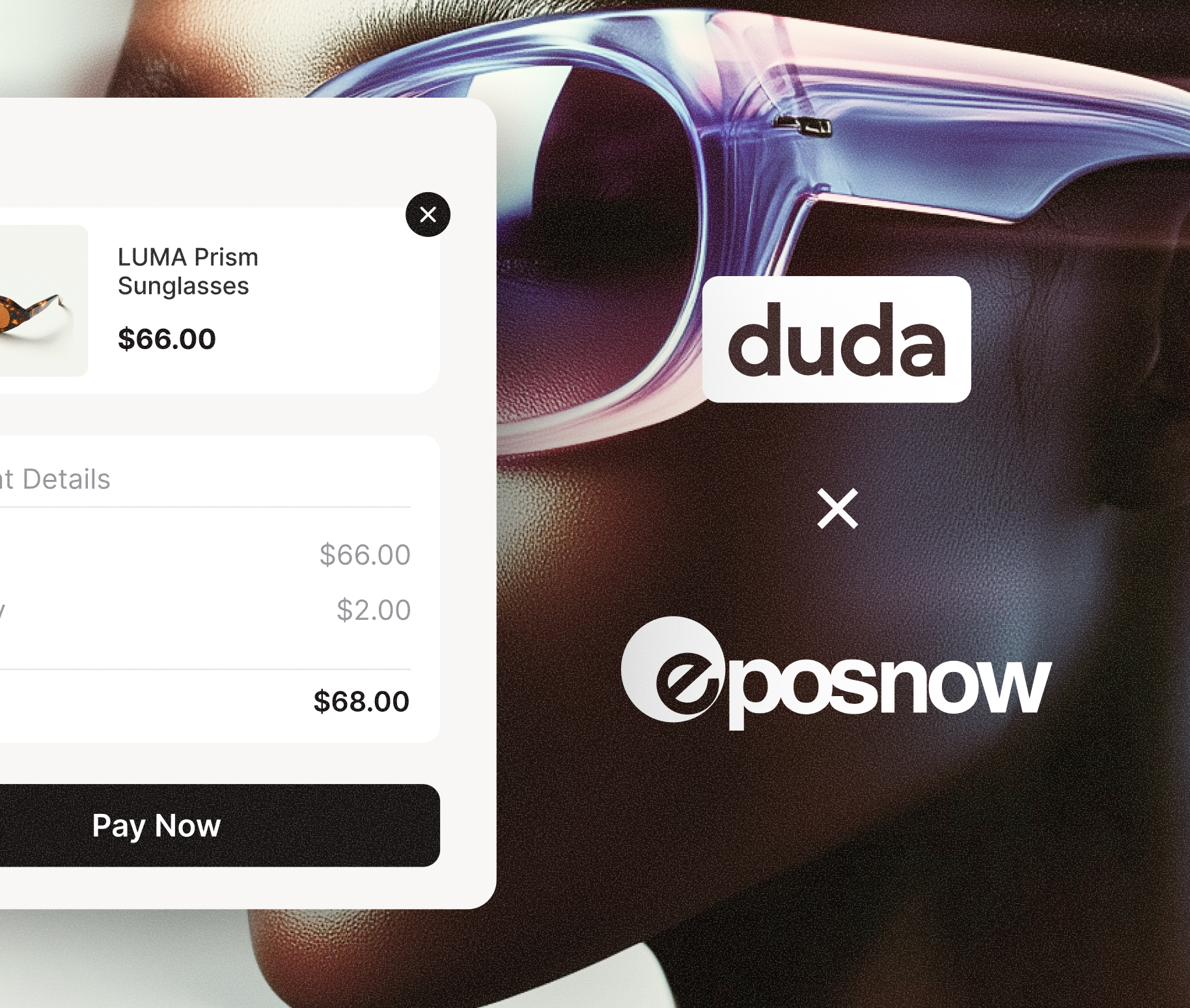 An image showing a partnership between Duda and Epos Now