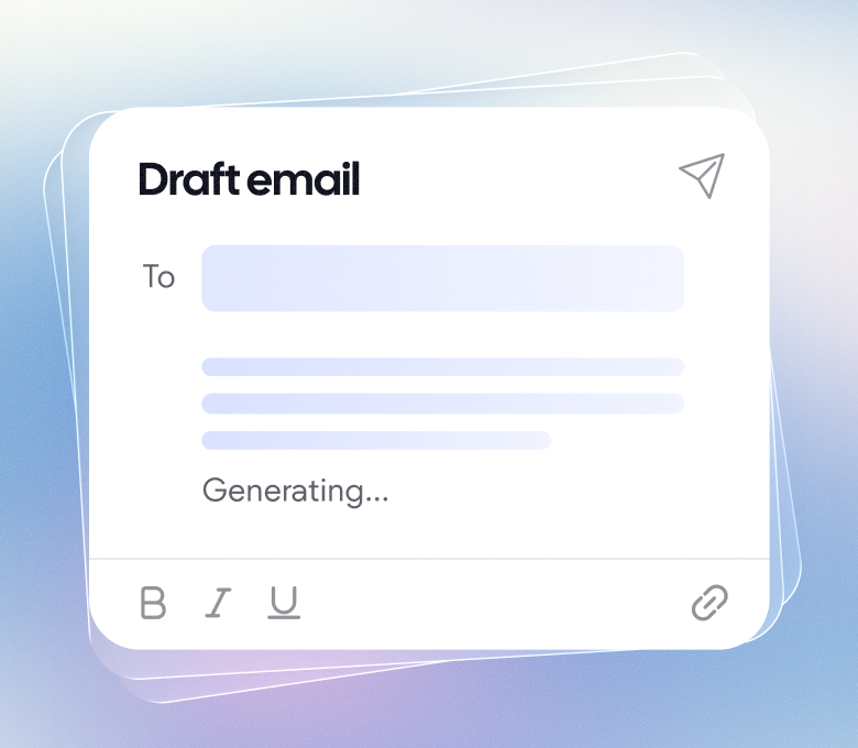 Emails, built in