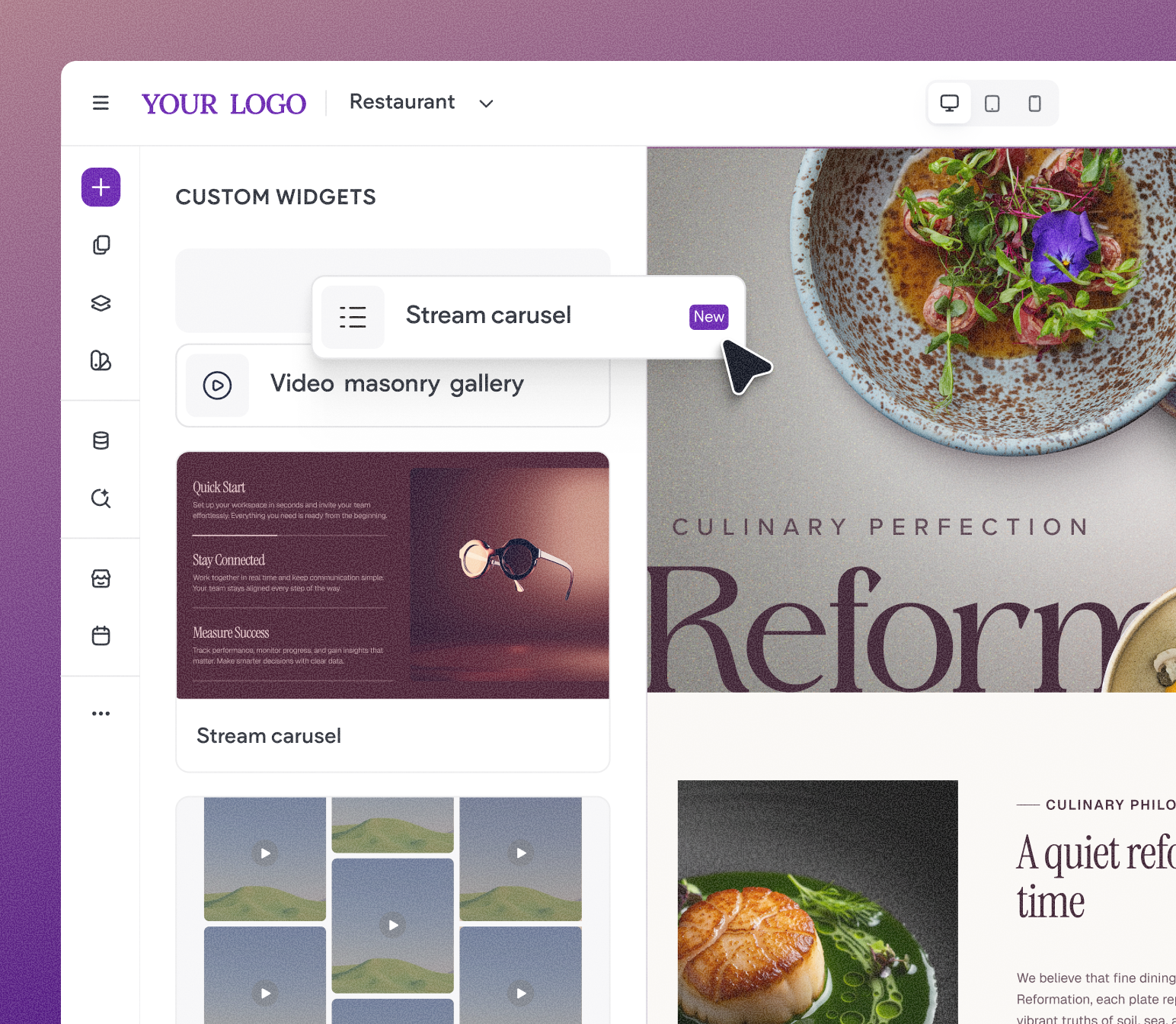 Imagine your own widgets