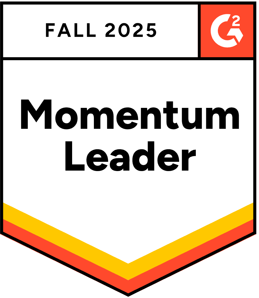A badge that says `` easiest setup mid-market winter 2025 ''