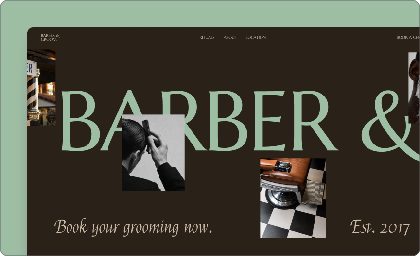 Barber Shop Website