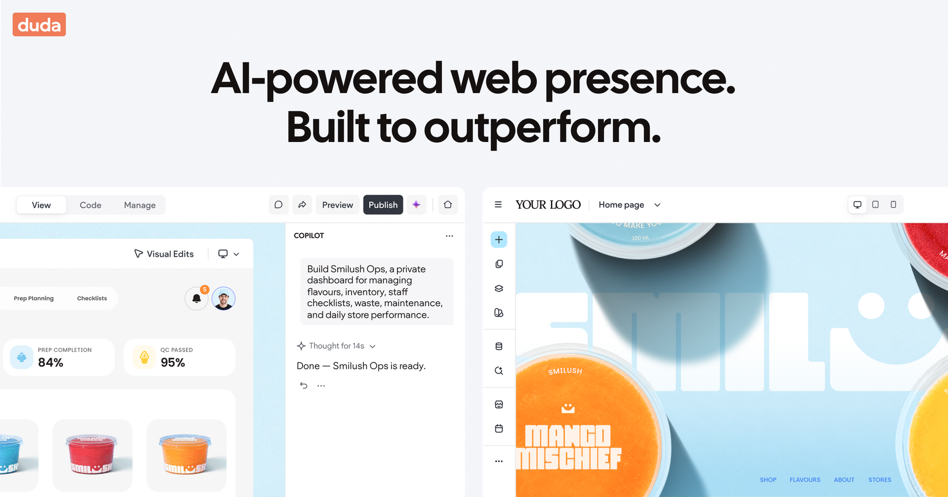 Duda | The AI Web Presence Platform for Pros