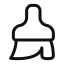 A black and white drawing of a shield on a white background.
