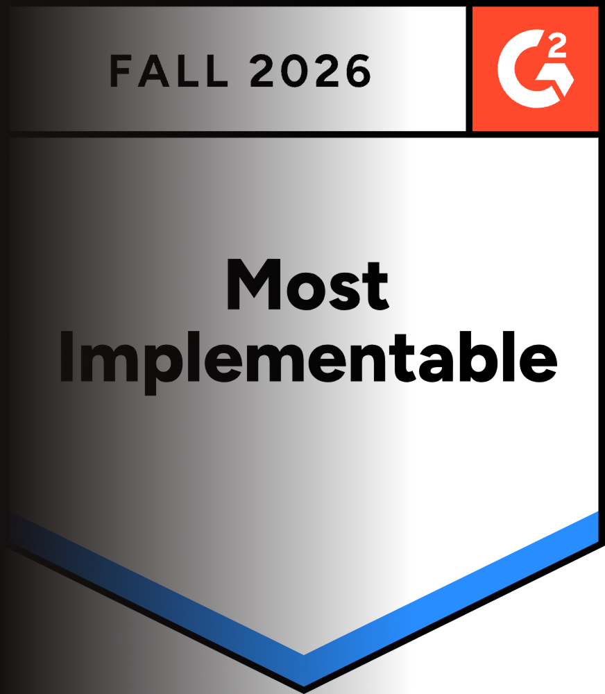 A badge that says `` most implementable winter 2025 ''