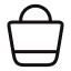 A black and white drawing of a shield on a white background.