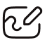 A black and white drawing of a shield on a white background.