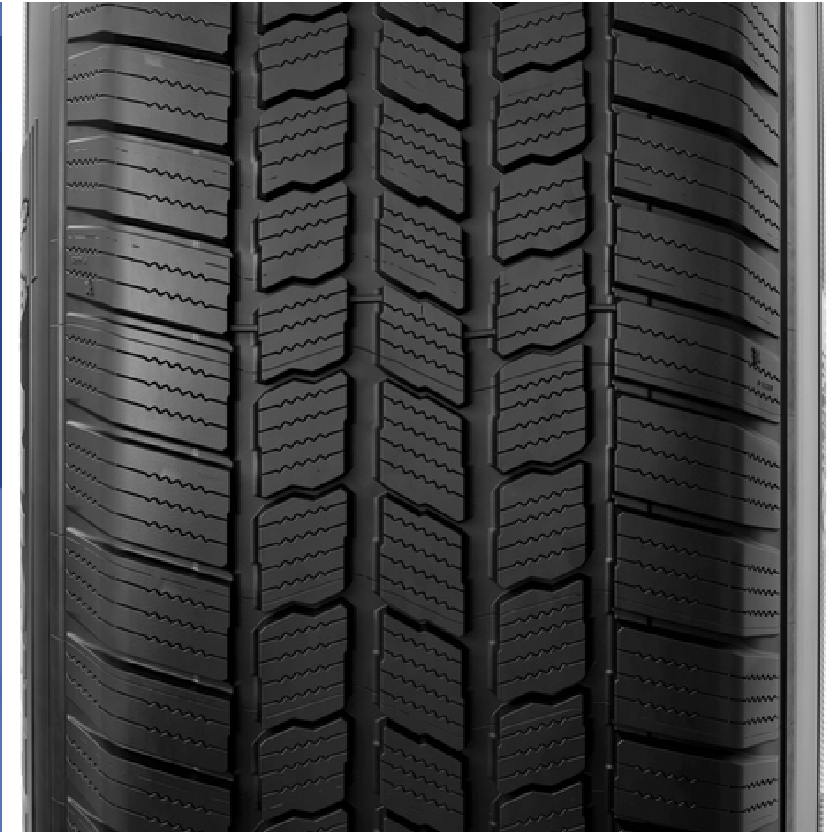 a michelin tire is shown on a white background