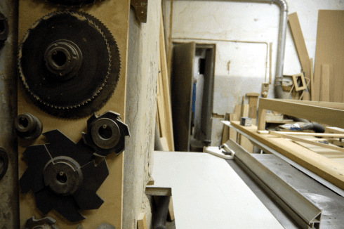 Stanza lavori di manutenzione