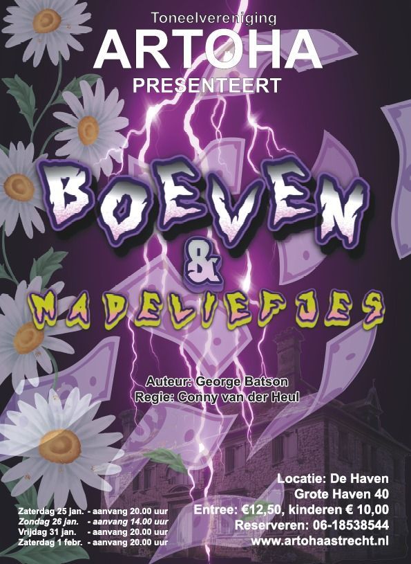 Poster ter promotie van het toneelstuk 