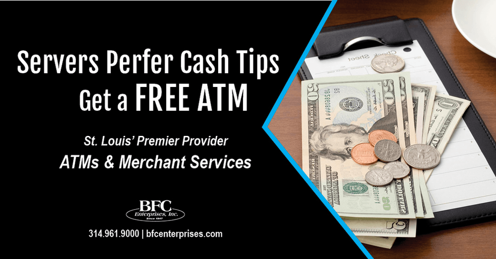 BFC Enterprises highlighting the importance of cash for servers returning to the workforce.