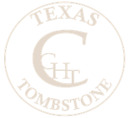 A circular beige logo featuring the words