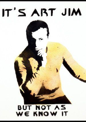 urban pop art by sly barbed stockings