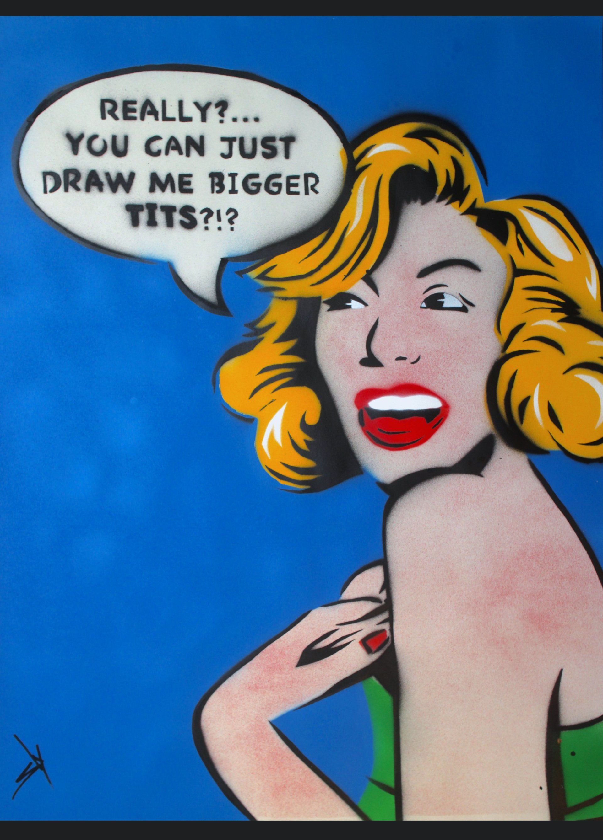 urban pop art by sly bigger tits