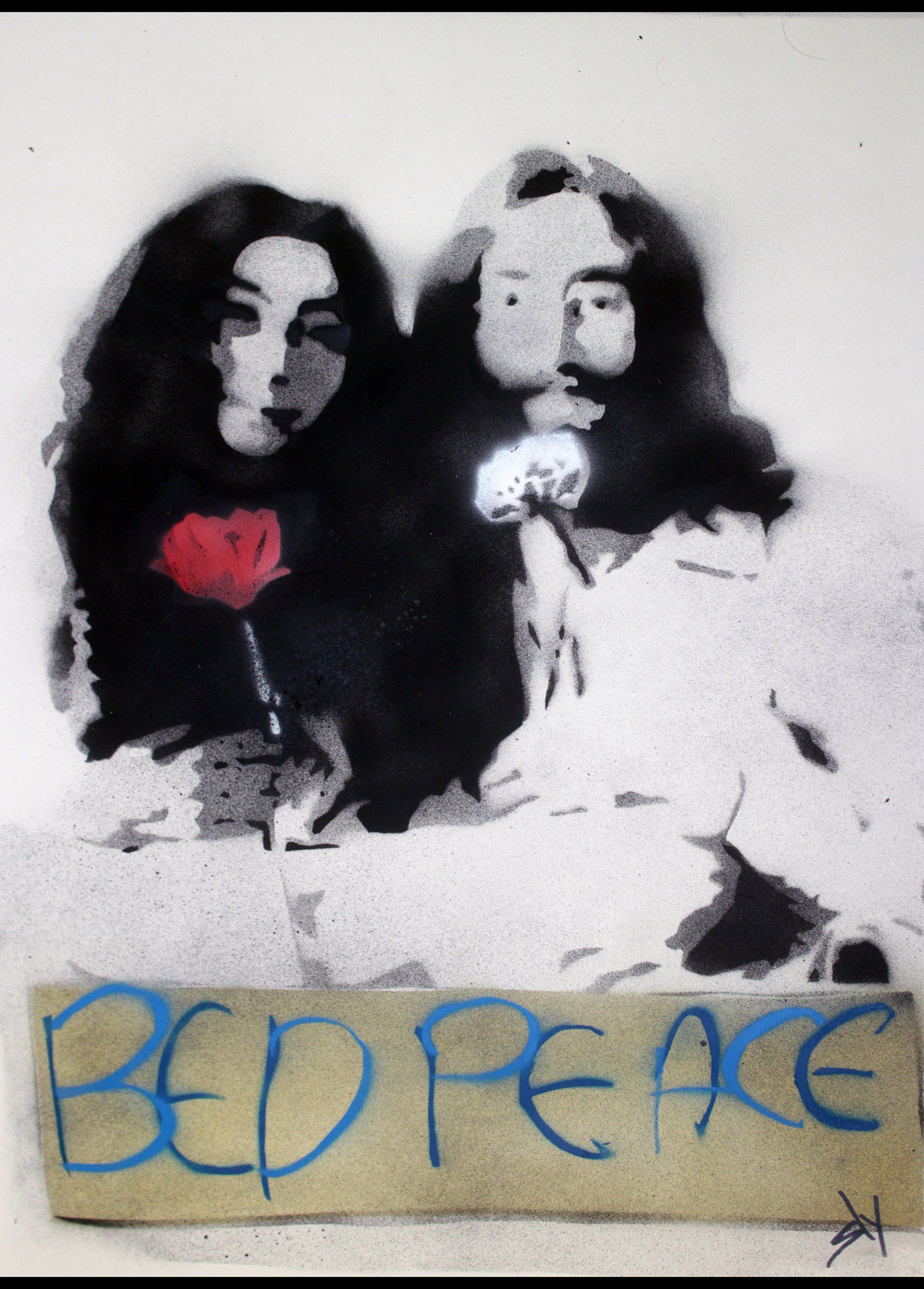 urban pop art by sly bed peace