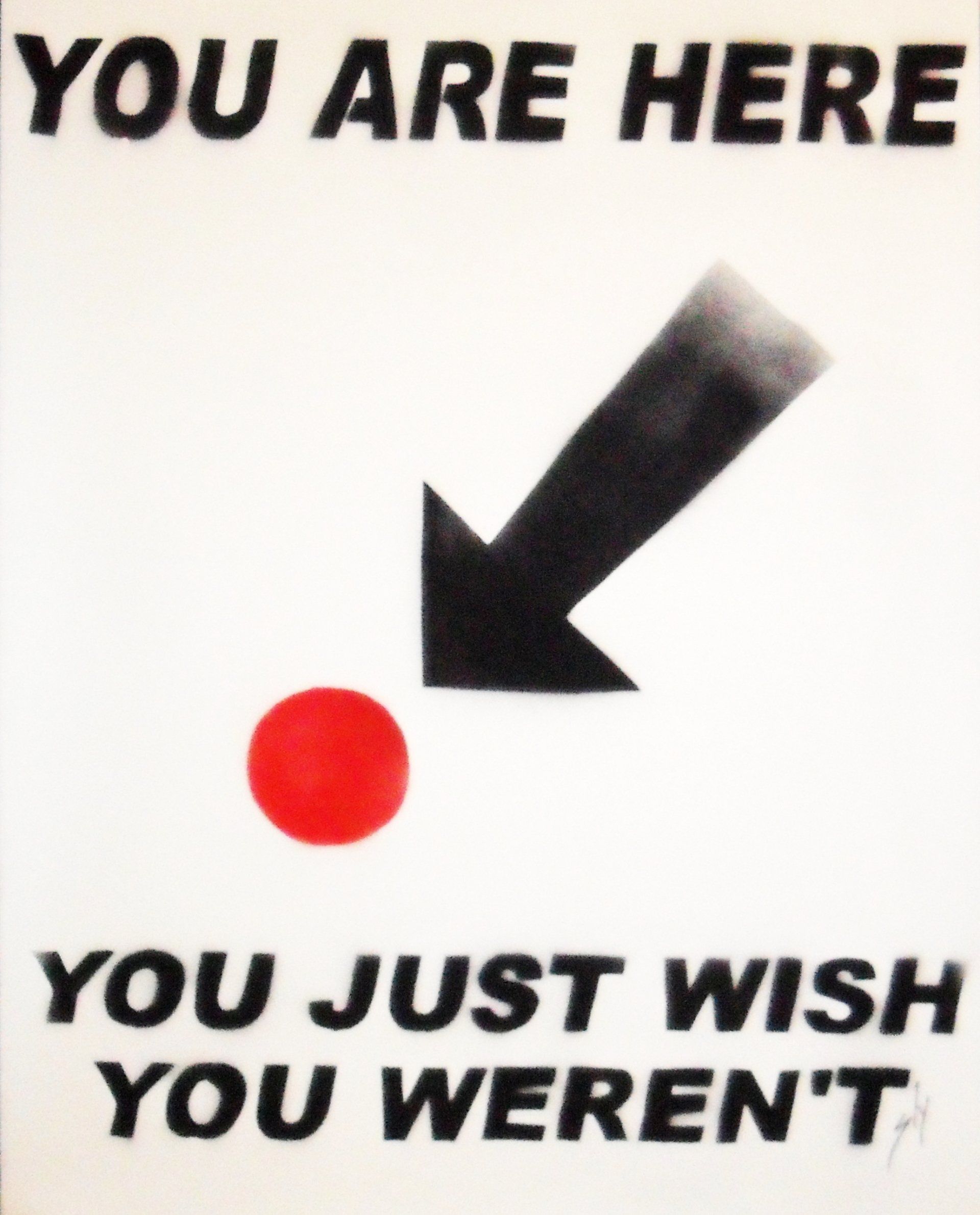 urban pop art by sly you are here