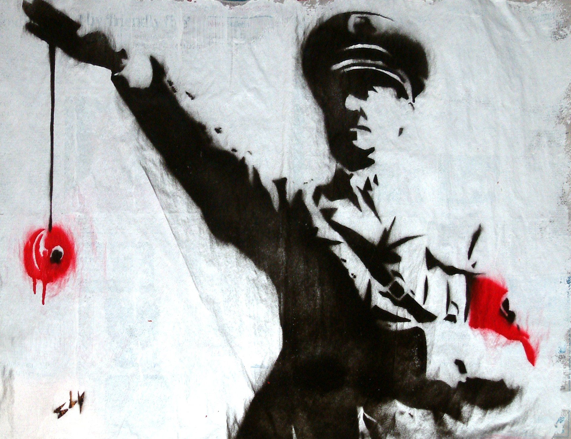 Urban Pop art by Sly -yo-yo Hitler
