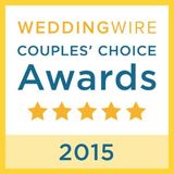 WeddingWire Awards Badge 2015 WeddingWire Awards Badge 2015