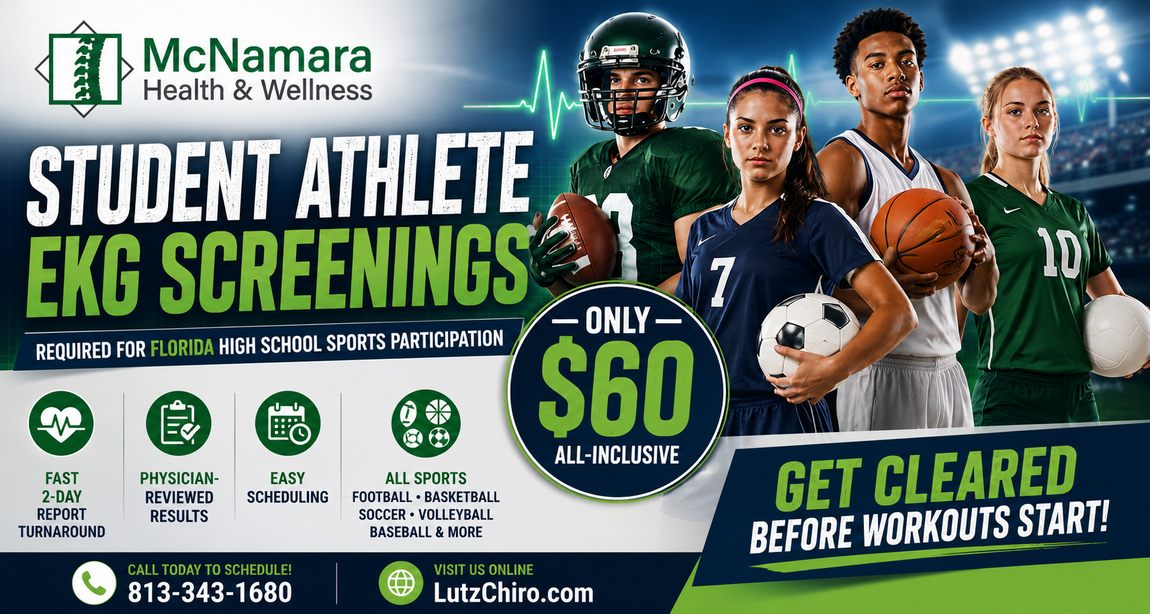 EKG Screening for student athletes in Wesley Chapel