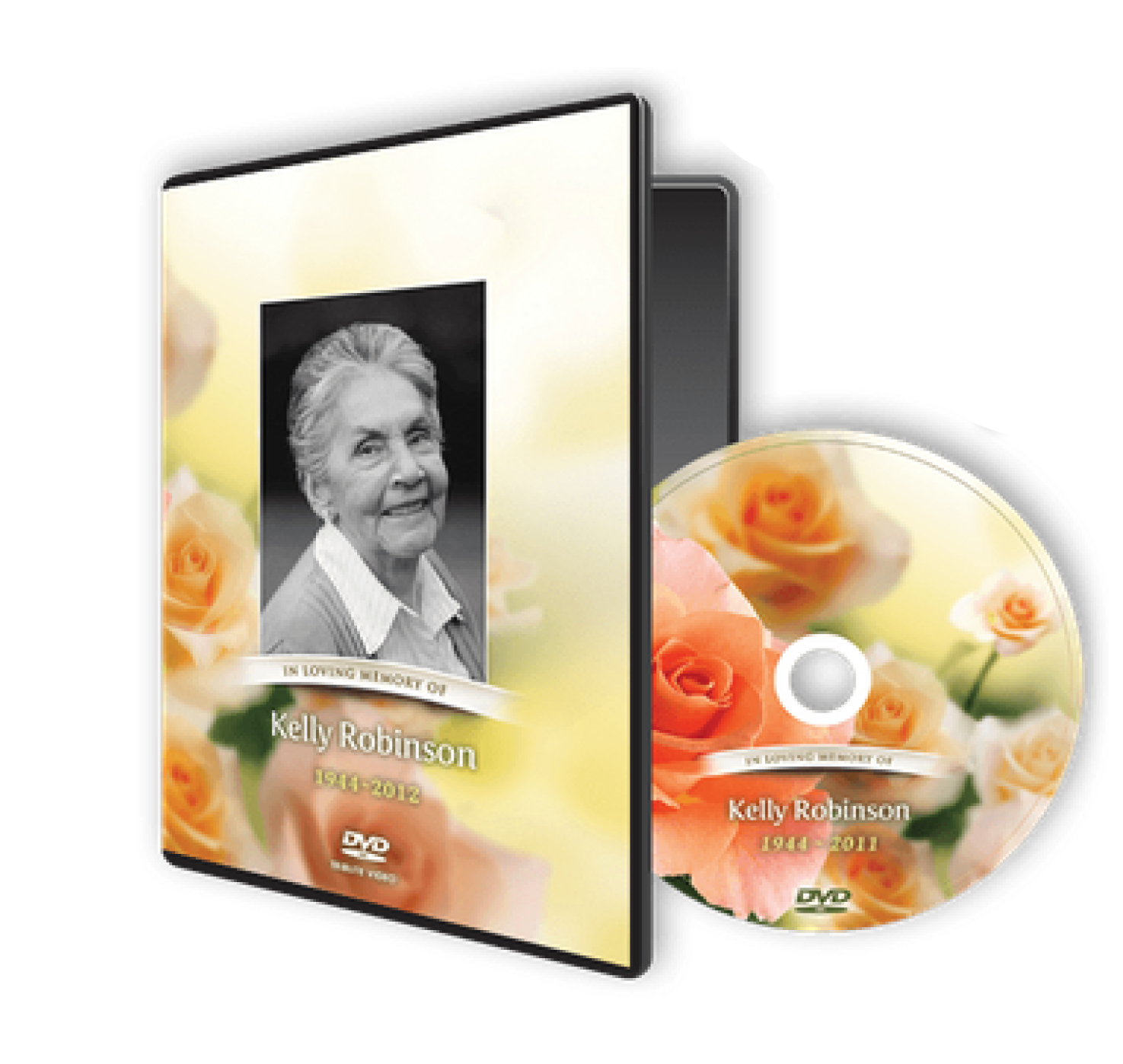 A dvd case with a picture of kelly robinson on it