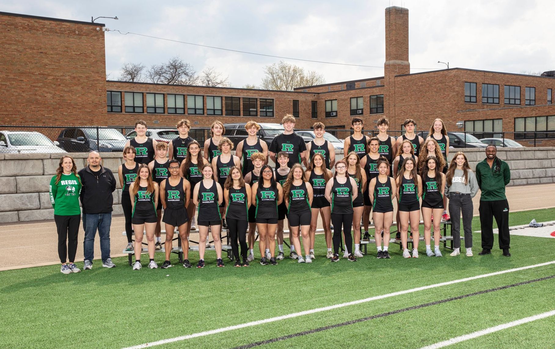 Local track and field team photo