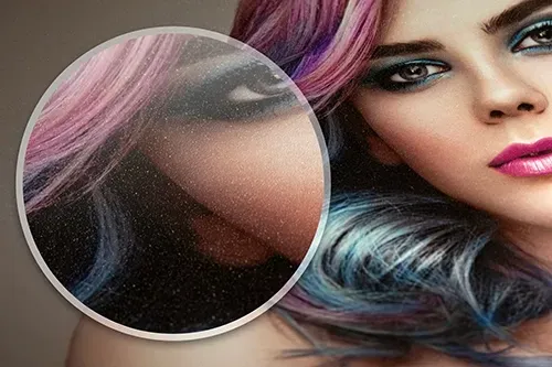 Example image of luster paper finish.