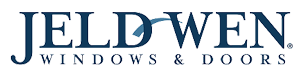 JELD-WEN Windows & Doors logo in blue text on a white background
