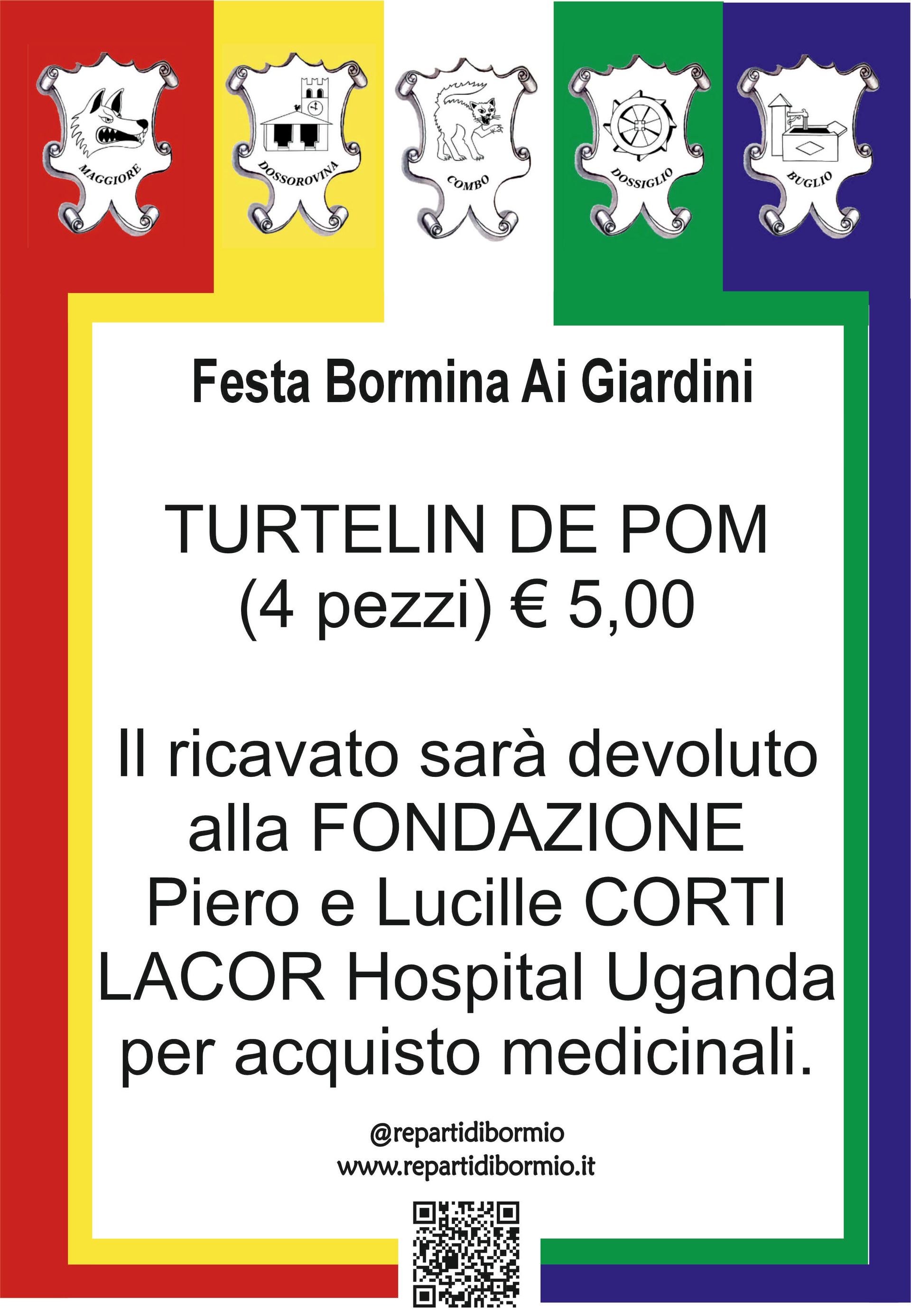 Un manifesto per un evento di beneficenza in Uganda.