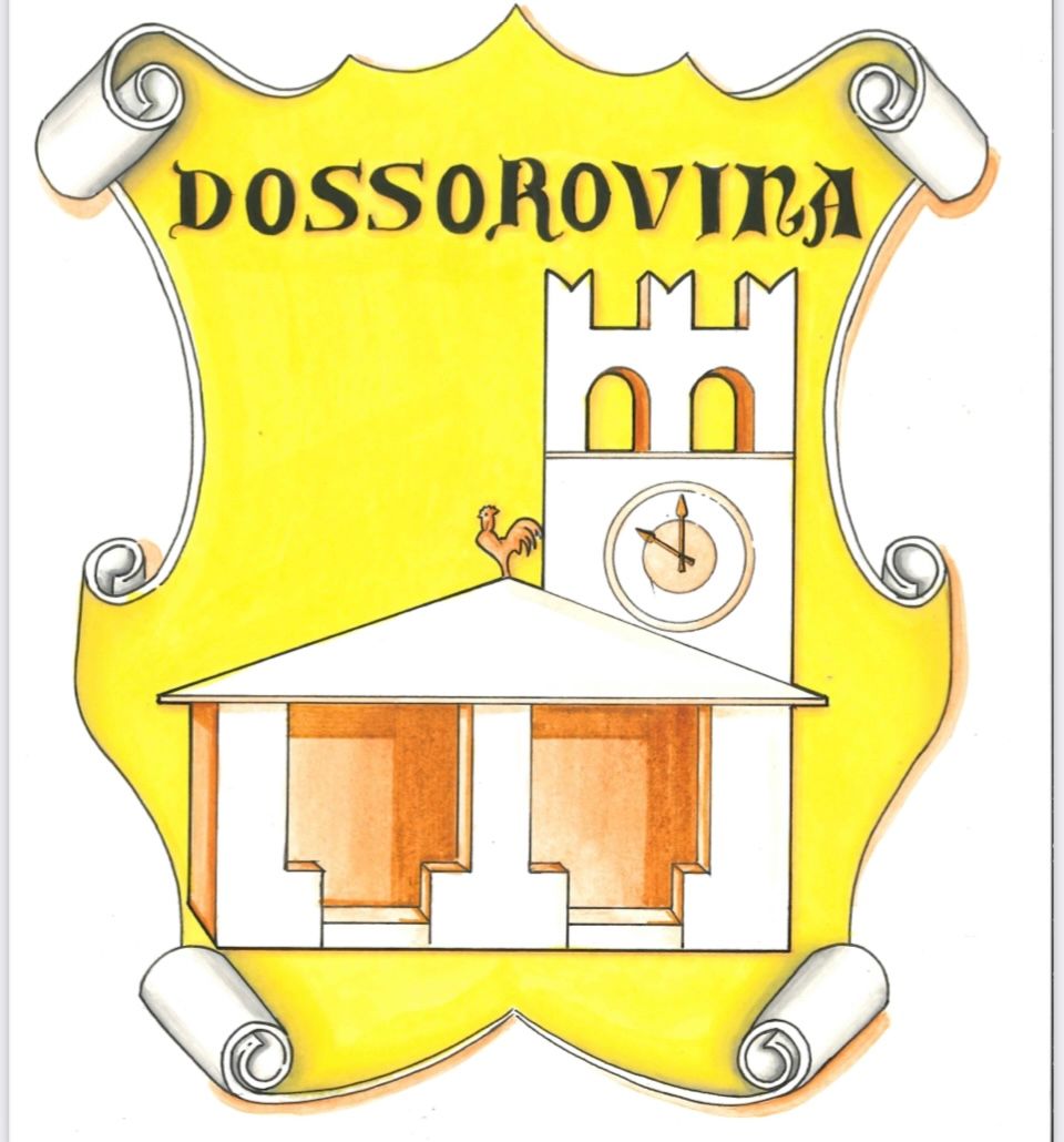 Un disegno di una torre dell'orologio con il nome dossorovina sopra