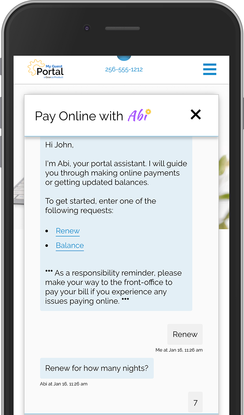 Mobile banking app screen showing a “Pay Online with” pop-up and payment instructions on a phone