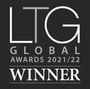 LTG Global Awards 2021/22 Winner logo on dark background