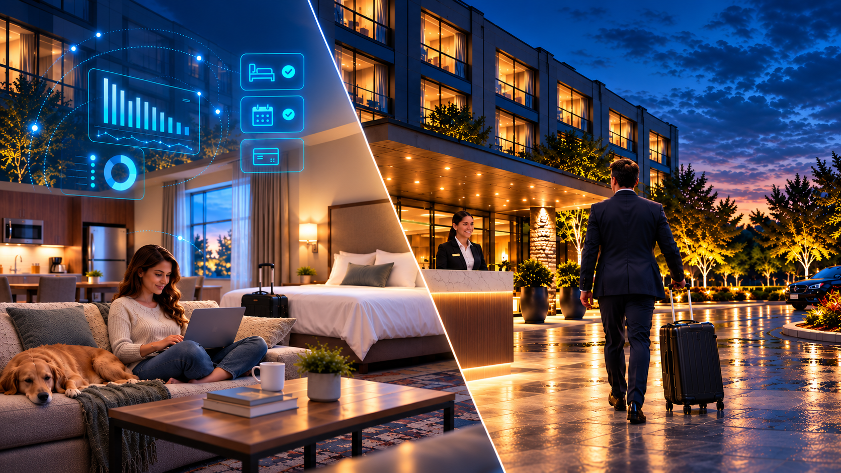 Compare Extended Stay PMS software with traditional hotel PMS platforms.