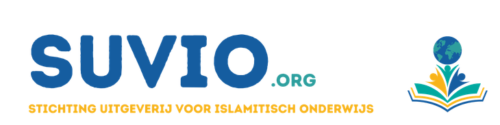 Het logo van Suvio.org met blauwe tekst, een oranje ondertitel en een turquoisegele hand die een wereldbol vasthoudt.