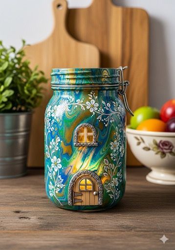 Kids Glas Jar Glow Up