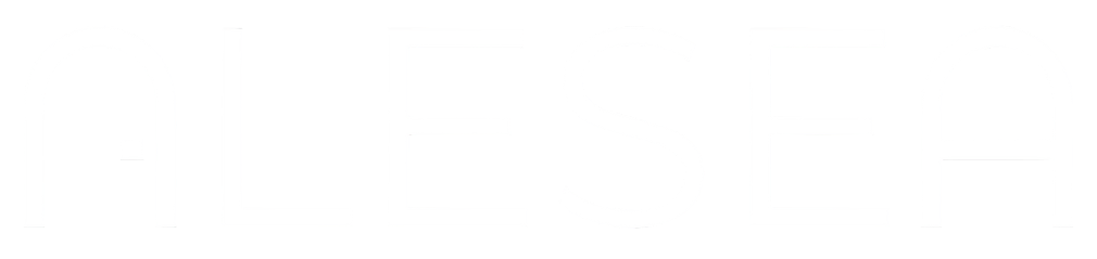 Alesea White Logo