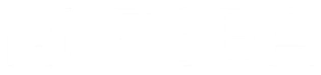 Alesea White Logo