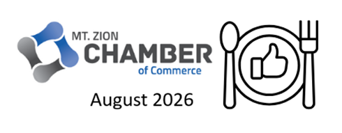 A logo for the mt. zion chamber of commerce