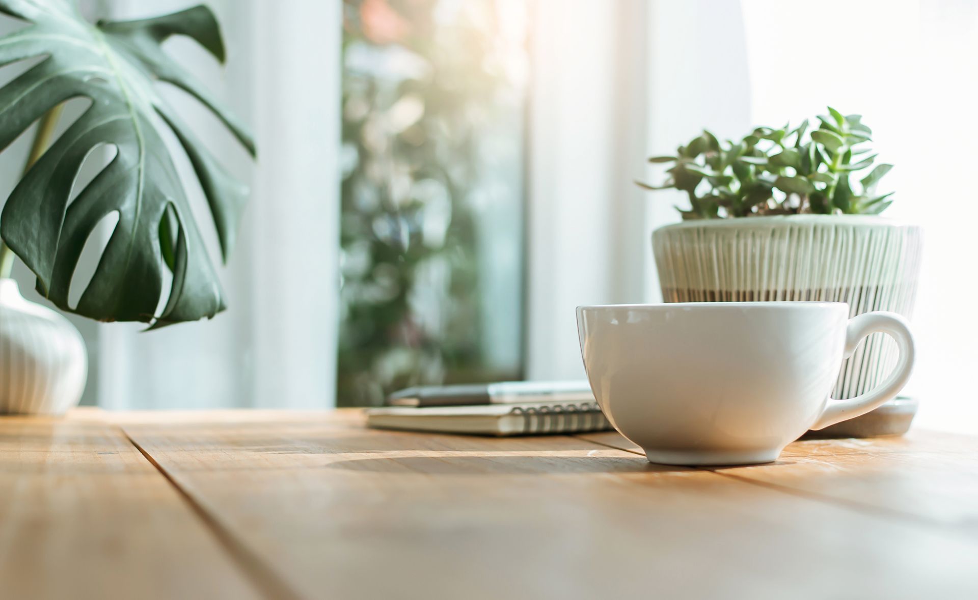 coffee on a table