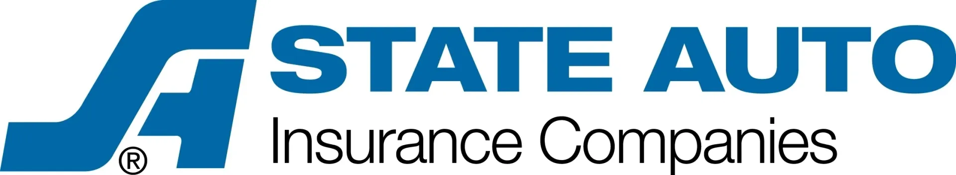 Logo for State Auto Insurance Companies in blue.