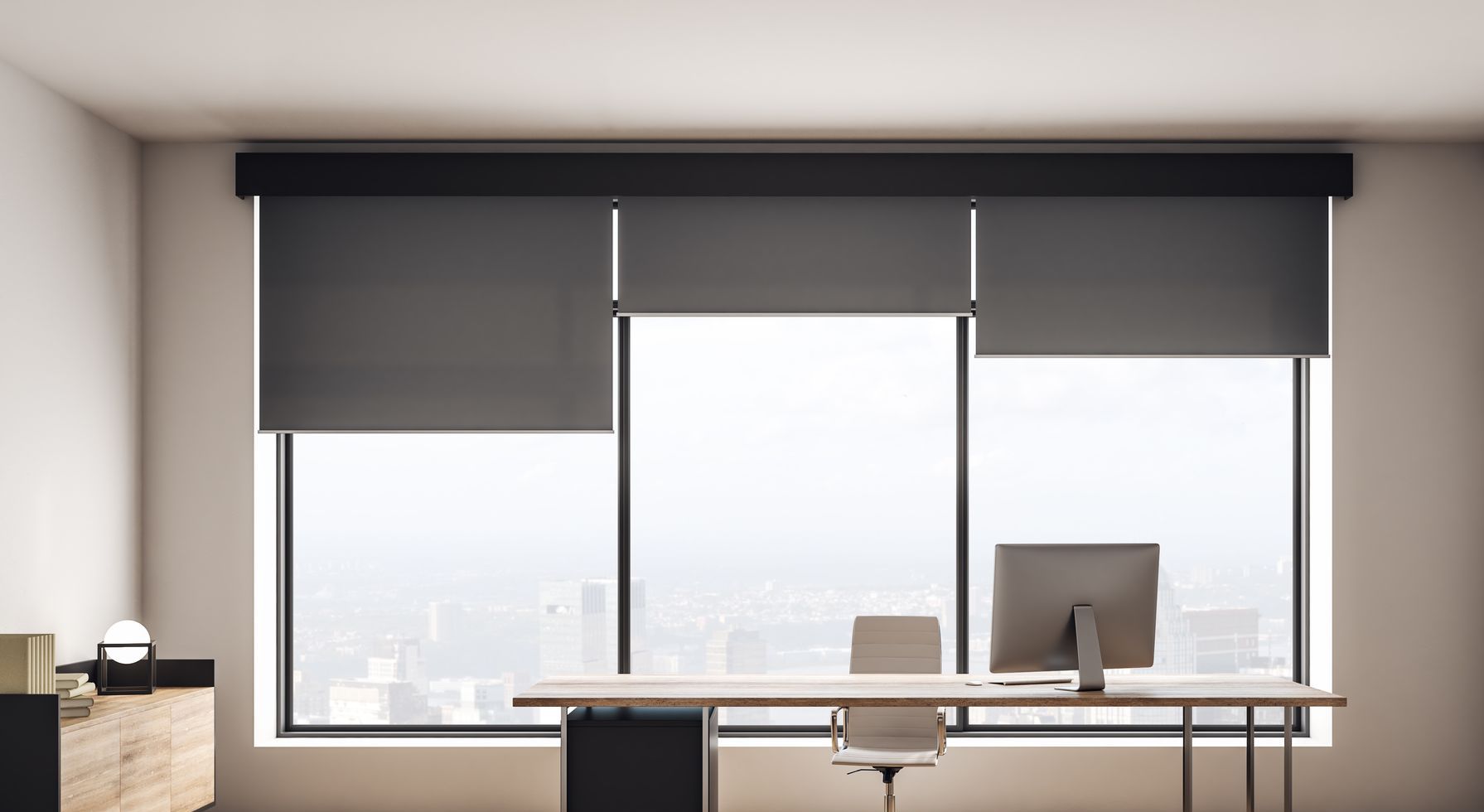 House Interior With Panel Blinds — Blinds Installation in Humpty Doo, NT